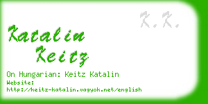 katalin keitz business card